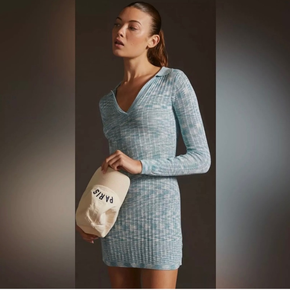 NEW LSPACE Aria Casual Summer Collared Mini Dress Size XL